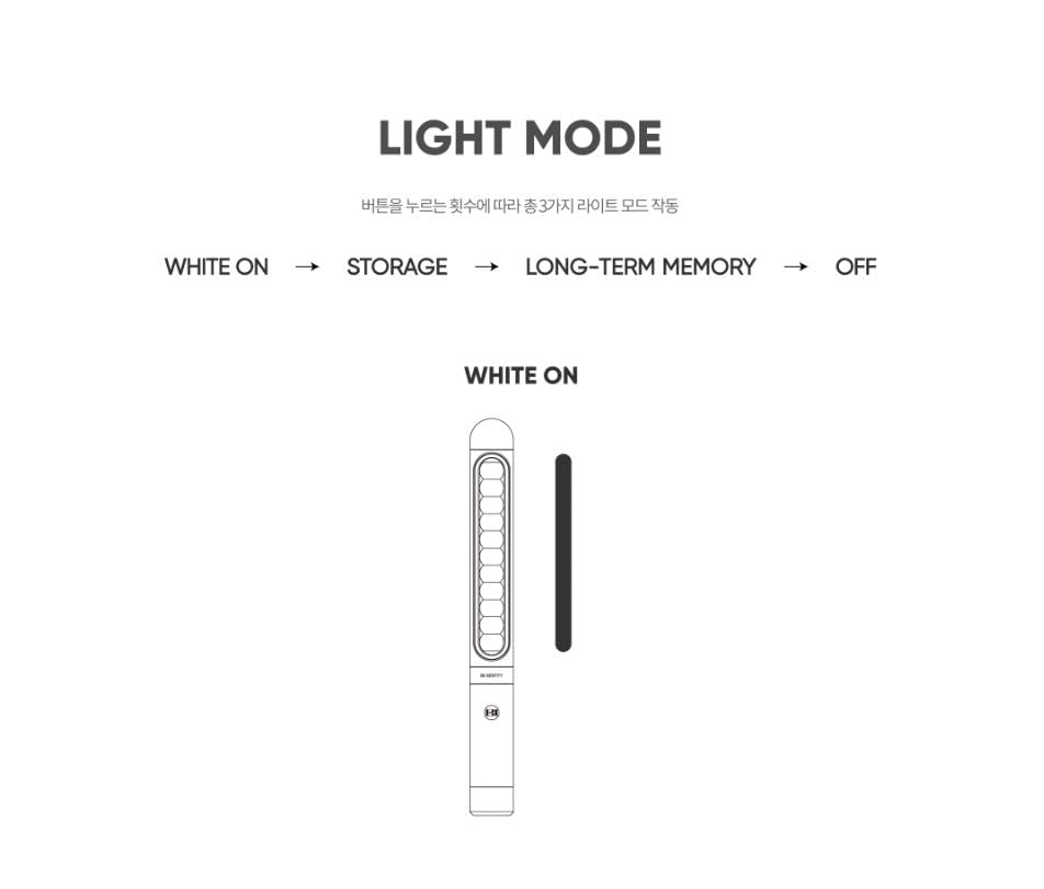 Amazon.co.jp: B.I - OFFICIAL LIGHT STICK 公式 ペンライト 輸入品
